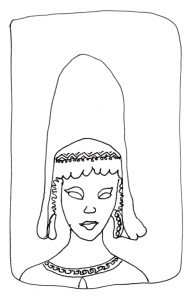 Tête ibérienne/Spanish woman head