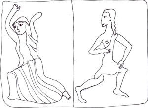 Statuettes bronze jeunes femmes danseuses lutteuses Sparte Grèce antique histoire des femmes histoires de femmes